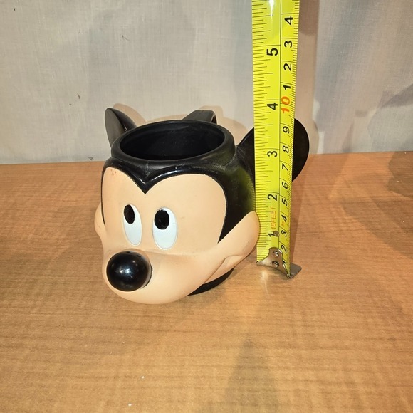 Vintage 1980s Disney Mickey Mouse Applause Inc 3DHead Face with Ears Plastic Cup - Picture 5 of 7